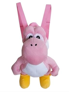 Pink Yoshi Backpack Kids Backpack  Cute Soft Nintendo 2011